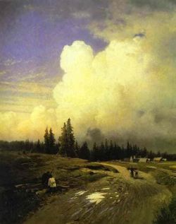 Fyodor Vasilyev After A Thunderstorm 1866 reproduction peinte à la main