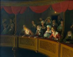 Peinture sur toile de Gabor Vida Schouwburg reproduction peinte à la main