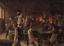 Peinture sur toile de Gabor Vida The Glass Blowers reproduction peinte à la main