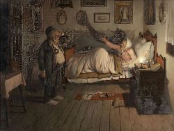 Peinture sur toile de Gabor Vida What Time Do You Call This reproduction peinte à la main