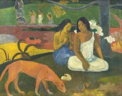 Peinture sur toile de Gauguin, Arearea reproduction peinte à la main
