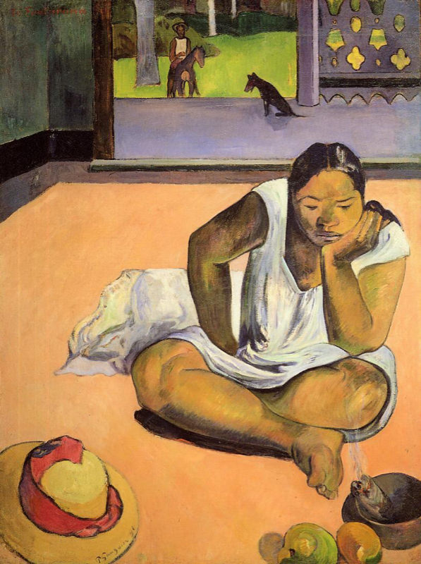 Gauguin, Femme qui broie du noir - Te Faaturuma - Résiliation