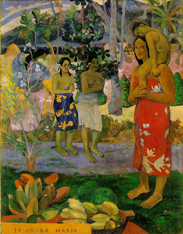 Gauguin, Je te salue Marie - Orana Maria