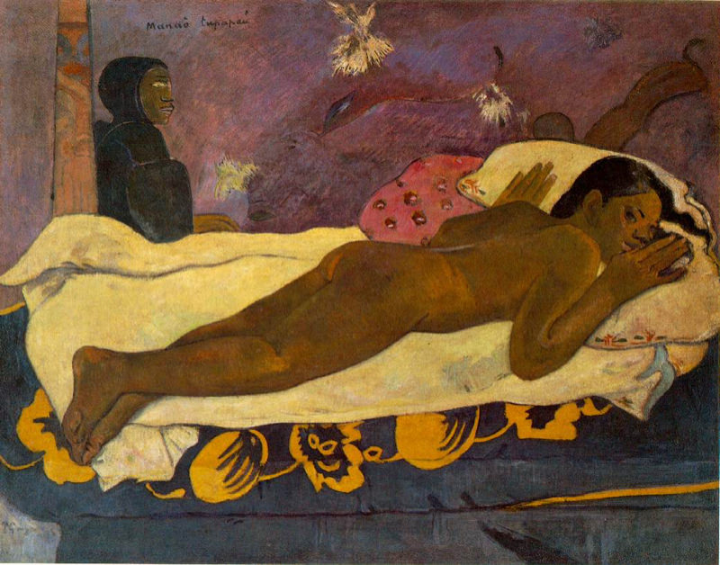 Gauguin, L'esprit des morts veille - Manaò tupapau
