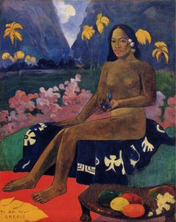 Peinture sur toile de Gauguin, La graine d'Areoi - Te Aa No Areois reproduction peinte à la main