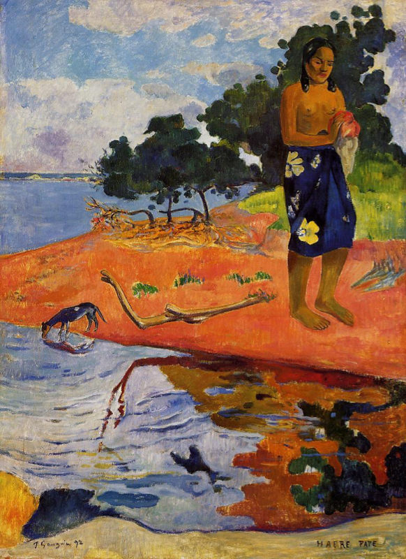 Gauguin, Obtenir de l'eau - Haere pape