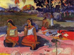 Peinture sur toile de Gauguin, Printemps sacré - Nave Nave Moe reproduction peinte à la main