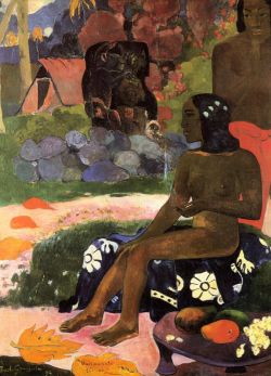 Peinture sur toile de Gauguin, Son nom est Vairaumati - Vairaumati Tei Oa reproduction peinte à la main
