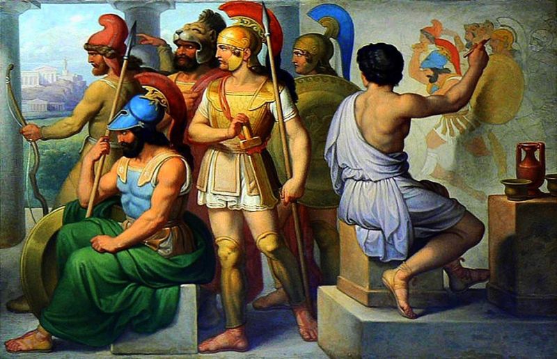 Georg Hiltensperger Panel From The Mural Of The Gallery Of Ancient Art Hermitage Museum St Petersburg