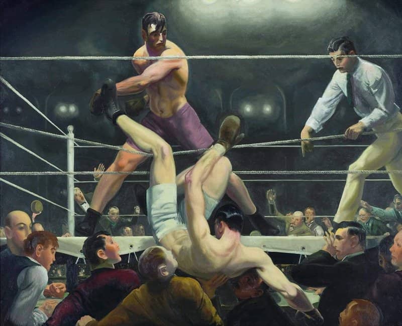 George Bellows Dempsey And Firpo - 1924