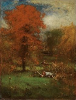 George Inness, The Mill Pond, 1889 reproduction peinte à la main