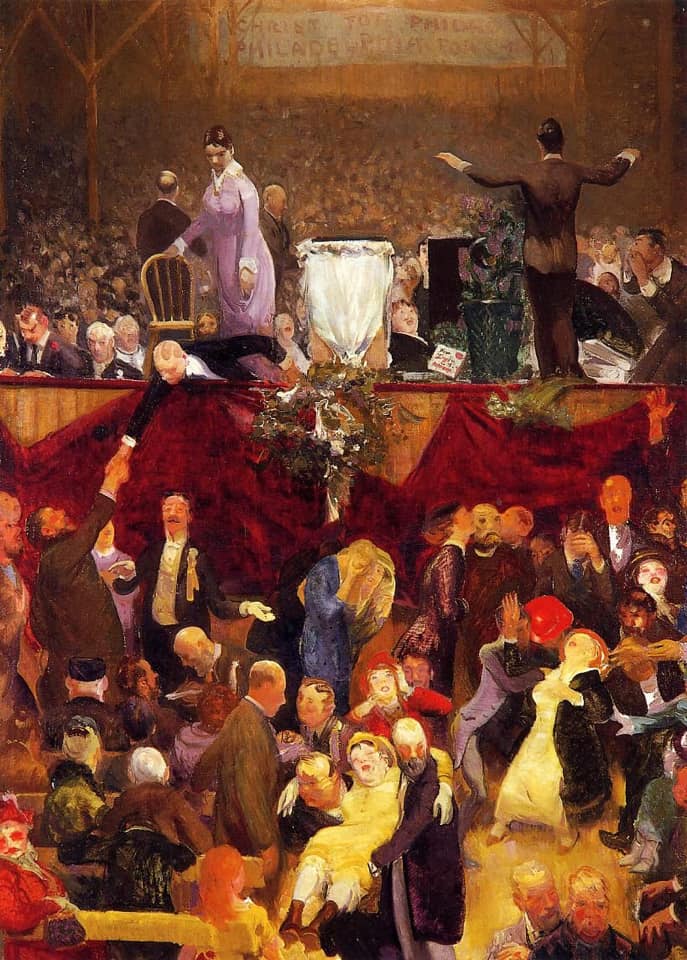 George Wesley Bellows Usa The Sawdust Trail 1916