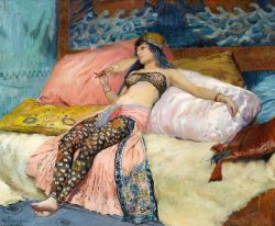 Georges-antoine Rochegrosse Sarah Bernhardt En Costume De Scene. reproduction peinte à la main