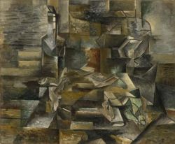 Peinture sur toile de Georges Braque Bottle And Fishes reproduction peinte à la main