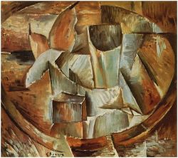 Peinture sur toile de Georges Braque Glass On A Table reproduction peinte à la main