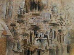Peinture sur toile de Georges Braque Homage To Js Bach reproduction peinte à la main
