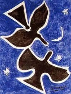 Georges Braque Les Oiseaux reproduction peinte à la main