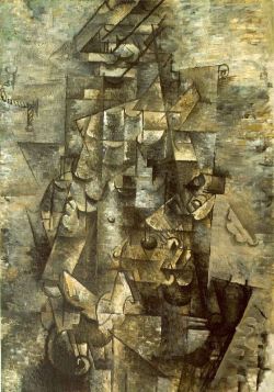 Georges Braque Man With A Guitar reproduction peinte à la main