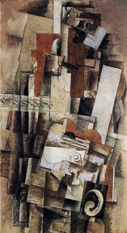 Georges Braque Man With A Guitar reproduction peinte à la main