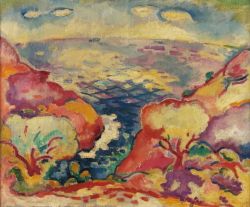 Peinture sur toile de Georges Braque Port Miou reproduction peinte à la main