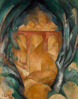 Peinture sur toile de Georges Braque The Viaduct At Estaque reproduction peinte à la main