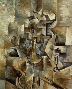 Georges Braque Violin And Candlestick reproduction peinte à la main