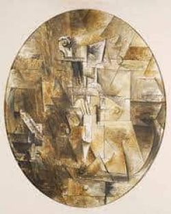 Peinture sur toile de Georges Braque Violon reproduction peinte à la main