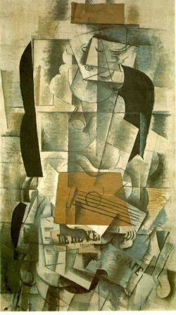 Georges Braque Woman With A Guitar reproduction peinte à la main