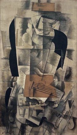 Peinture sur toile de Georges Braque Woman With Guitare reproduction peinte à la main