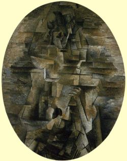 Peinture sur toile de Georges Braque Woman With Mandolin reproduction peinte à la main