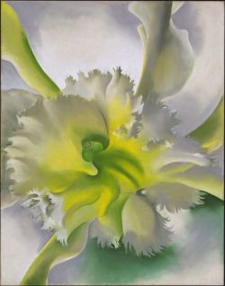 Georgia O Keeffe, An Orchid 1941 reproduction peinte à la main