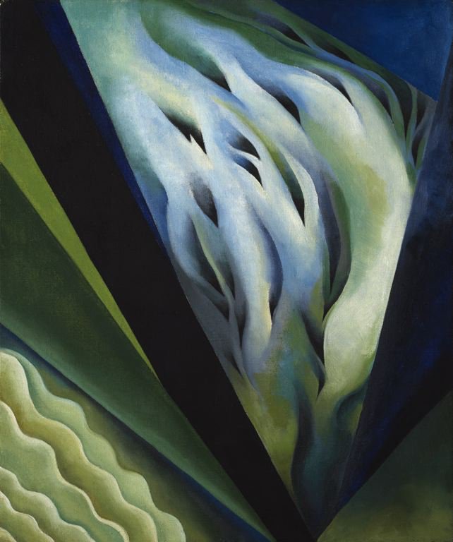 Georgia O Keeffe Blue And Green Music - 1921