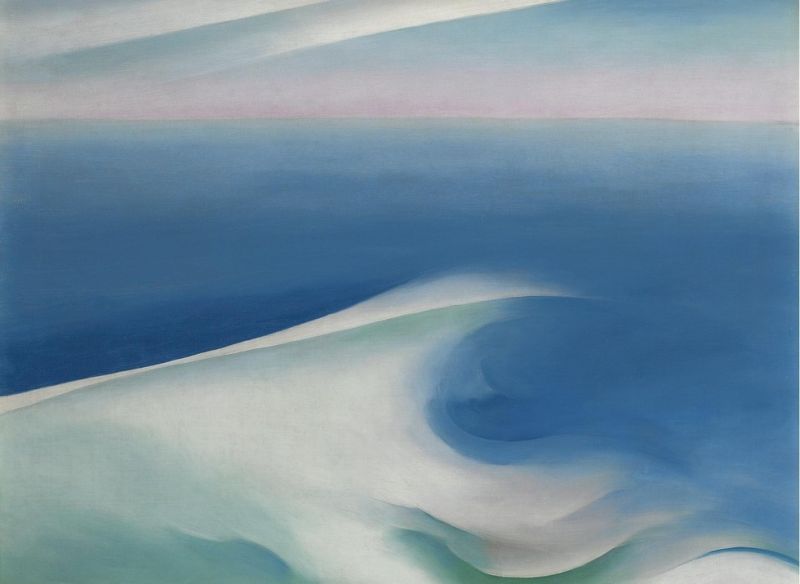 Georgia O'Keeffe, Blue wave Maine, 1926