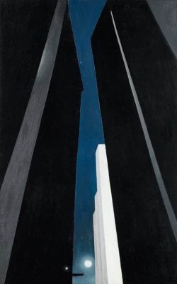 Georgia O Keeffe City Night 1926 reproduction peinte à la main