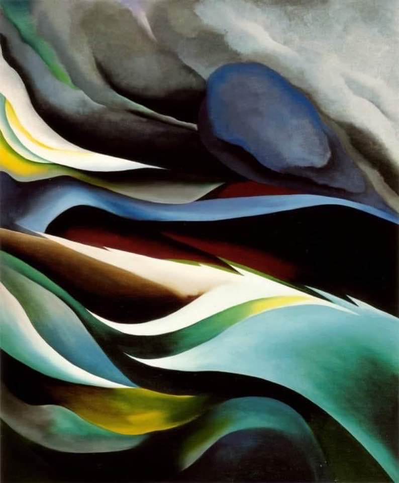 Georgia O Keeffe From The Lake - 1925
