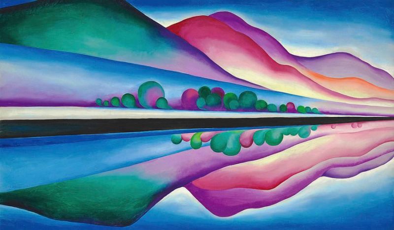 Georgia O Keeffe Lake George Reflection 1921 - 22