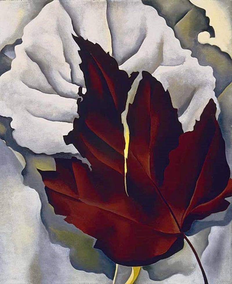 Georgia O Keeffe Pattern Of Leaves - 1923