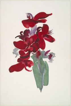 Georgia O’Keeffe, Red Canna, 1914 reproduction peinte à la main