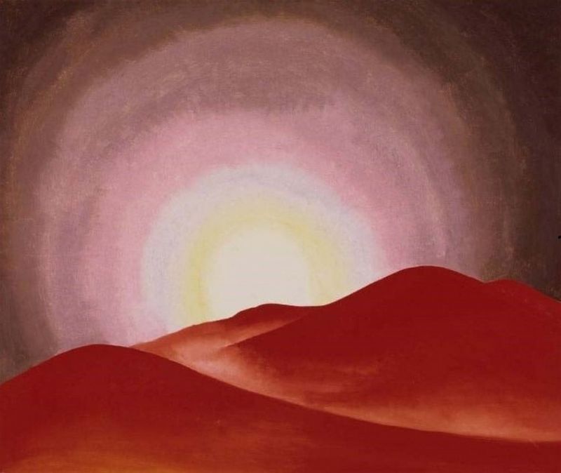 Georgia O'Keeffe, Red Hills, Lake George, 1927