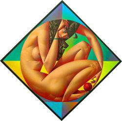 Peinture sur toile de Georgy Kurasov Ariadne reproduction peinte à la main
