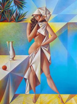 Peinture sur toile de Georgy Kurasov Cassandra reproduction peinte à la main