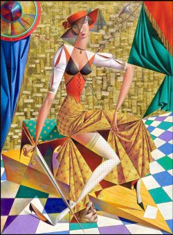 Peinture sur toile de Georgy Kurasov Judith 2 reproduction peinte à la main
