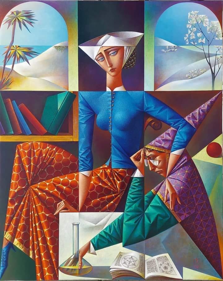 Georgy Kurasov Portrait Of The Alchemist S Wife