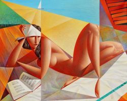 Peinture sur toile de Georgy Kurasov Sunny Dreams reproduction peinte à la main