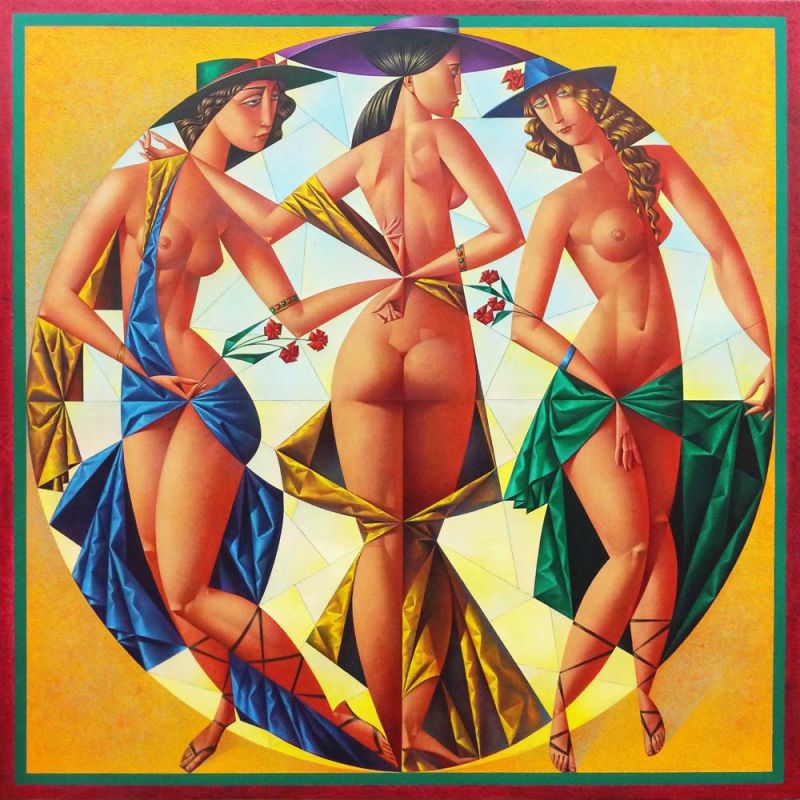 Georgy Kurasov Three Graces Or Penultimate Day Of Pompeii