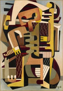 Gerald Coarding Musician reproduction peinte à la main