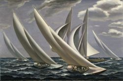 Gerald Sargent Foster Racing 1934 reproduction peinte à la main