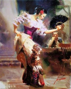 Giuseppe Dangelico The Dancer - 1965 reproduction peinte à la main