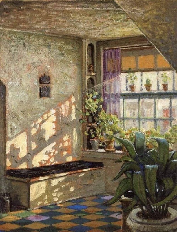 Grant Wood, The Sun Shine On The Corner