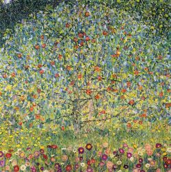 Peinture sur toile de Gustav Klimt Apple Tree reproduction peinte à la main